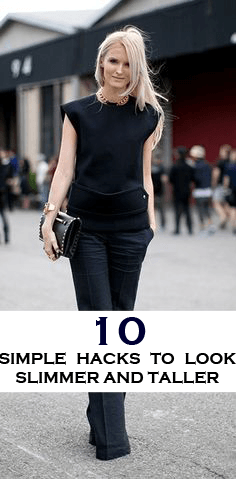 how to look slimmer