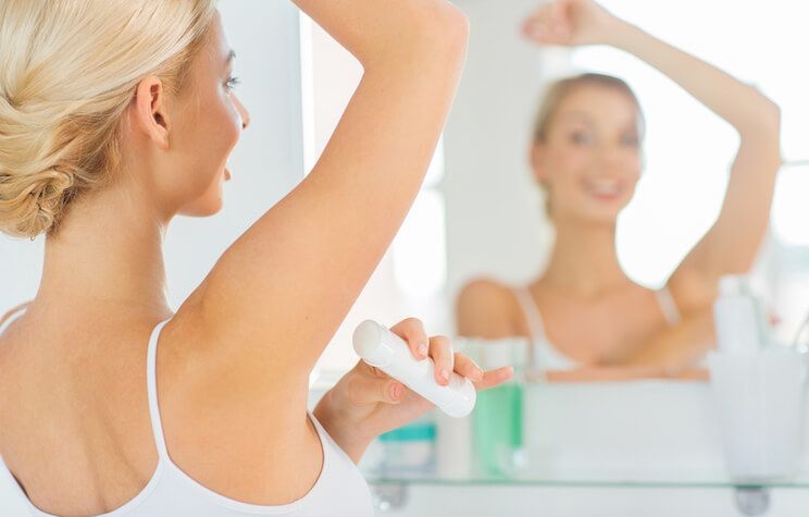 how to get deodorant stains out of clothes