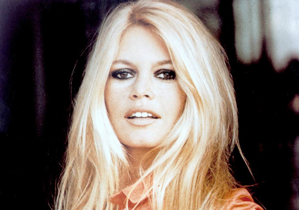 Brigitte Bardot hooded eyes