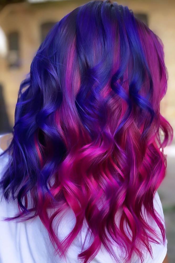 30 Stunning Blue And Purple Hair Ideas in 2022 - Stylinggo